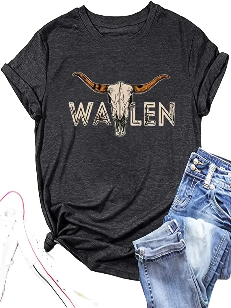 Women's T-shirt Short Sleeve T-Shirts Printing Vacation Animal display picture 1