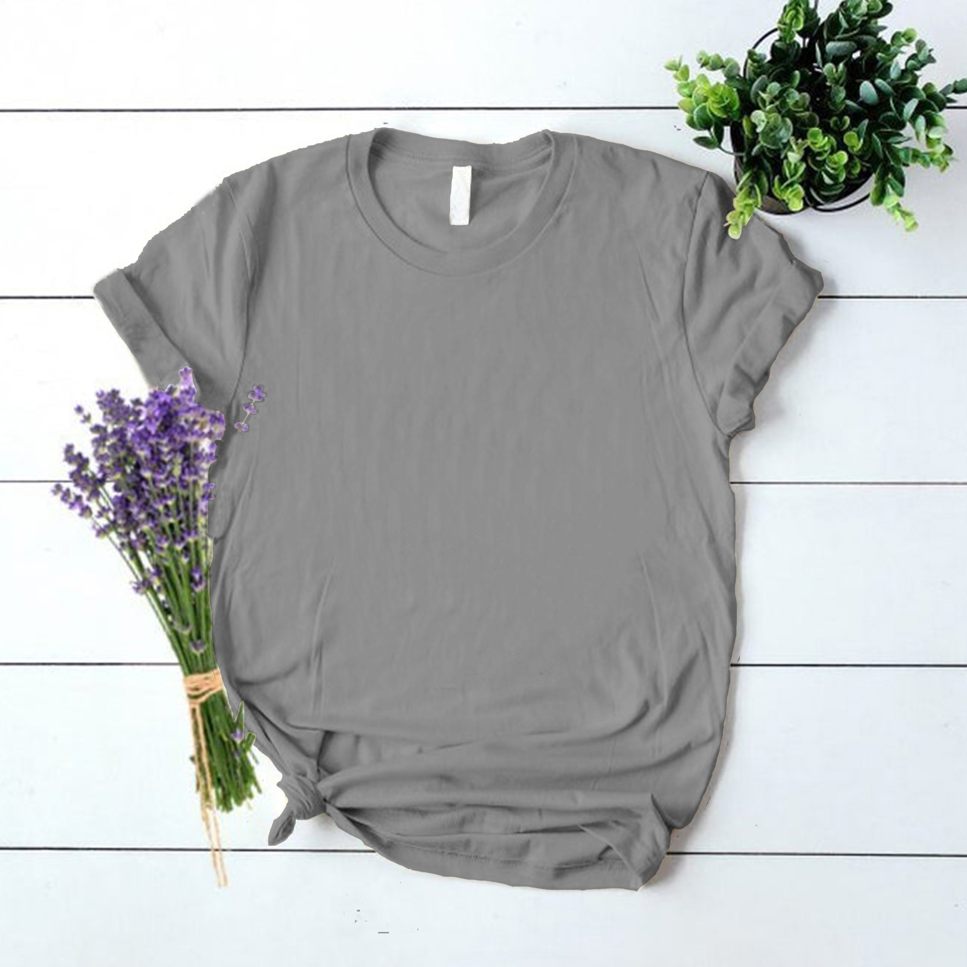Women's T-shirt Short Sleeve T-Shirts Printing Simple Style Solid Color display picture 1