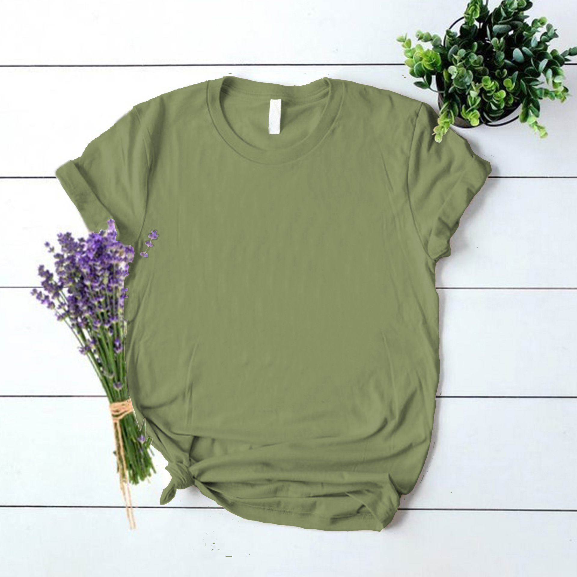 Women's T-shirt Short Sleeve T-Shirts Printing Simple Style Solid Color display picture 6