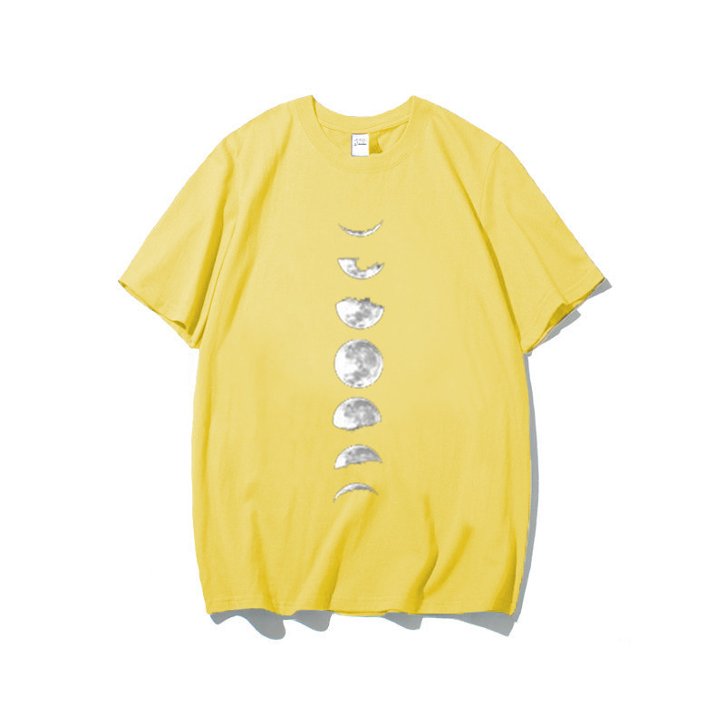 Hommes Lune Couleur Unie Impression T-Shirt Vêtements Pour Hommes display picture 8