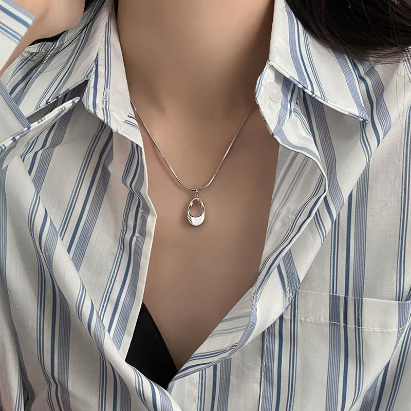 Simple Style Geometric Alloy Plating None Platinum Plated Women's Pendant Necklace display picture 6