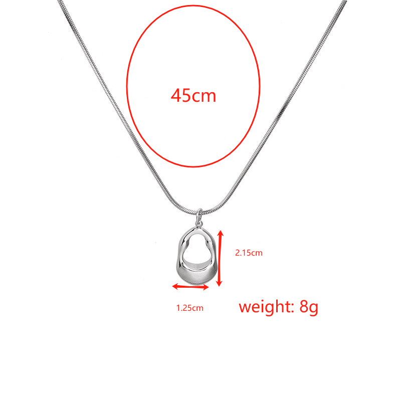 Simple Style Geometric Alloy Plating None Platinum Plated Women's Pendant Necklace display picture 1