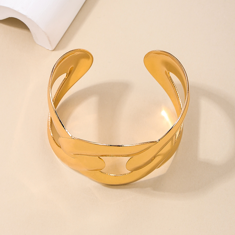 Elegant Simple Style Geometric Alloy Wholesale Bangle display picture 10