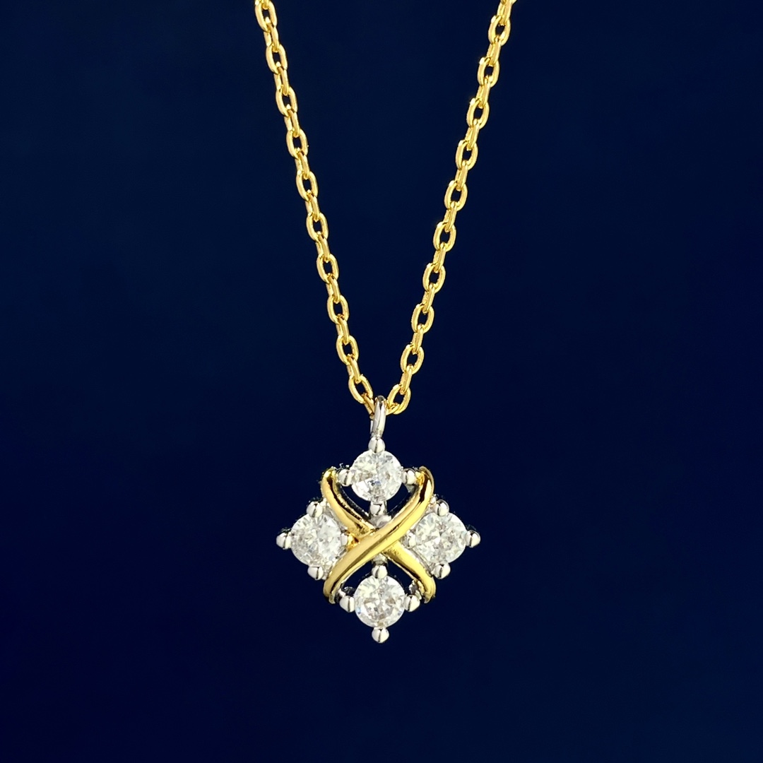 Copper 18K Gold Plated IG Style Commute Shiny Square Inlay Zircon Earrings Necklace display picture 7