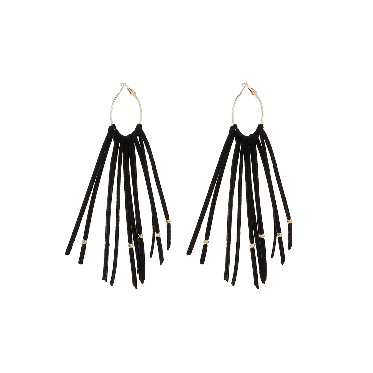 1 Pair Casual Simple Style Tassel Polyester Fiber Drop Earrings display picture 8