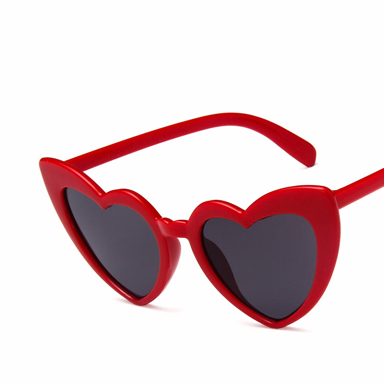 Fashion Heart Shape Ac Special-Shaped Mirror Full Frame Women's Sunglasses display picture 2