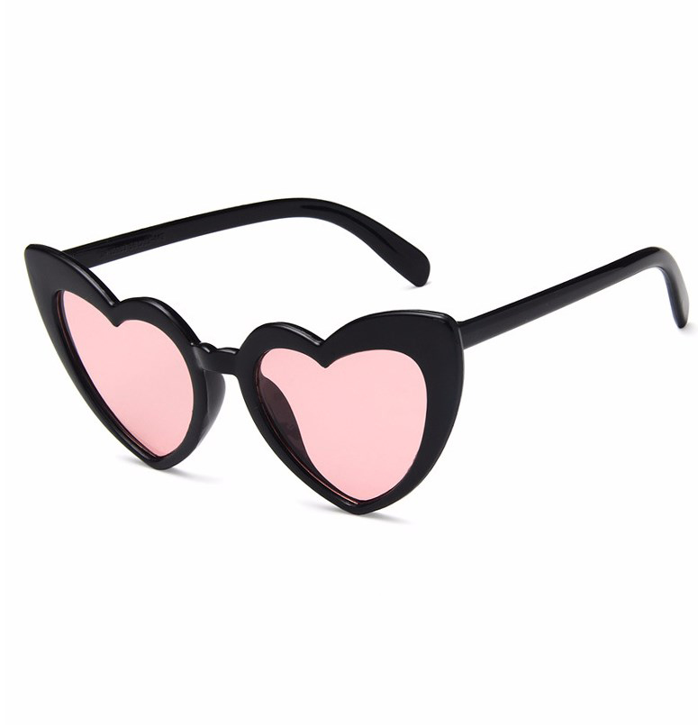 Fashion Heart Shape Ac Special-Shaped Mirror Full Frame Women's Sunglasses display picture 5