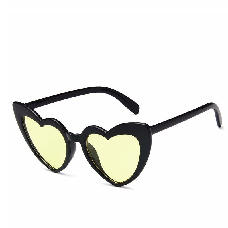 Fashion Heart Shape Ac Special-Shaped Mirror Full Frame Women's Sunglasses display picture 7