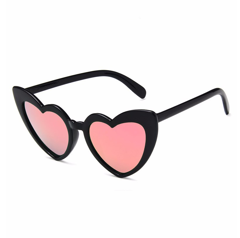 Fashion Heart Shape Ac Special-Shaped Mirror Full Frame Women's Sunglasses display picture 6