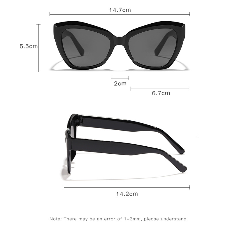 Streetwear Solid Color Pc Resin Special-Shaped Mirror Full Frame Women's Sunglasses display picture 7