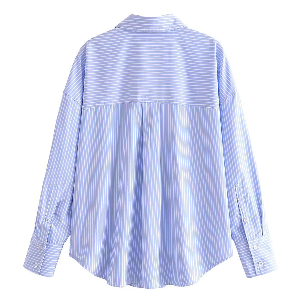 Women's Blouse Long Sleeve Blouses Casual Basic Stripe display picture 7