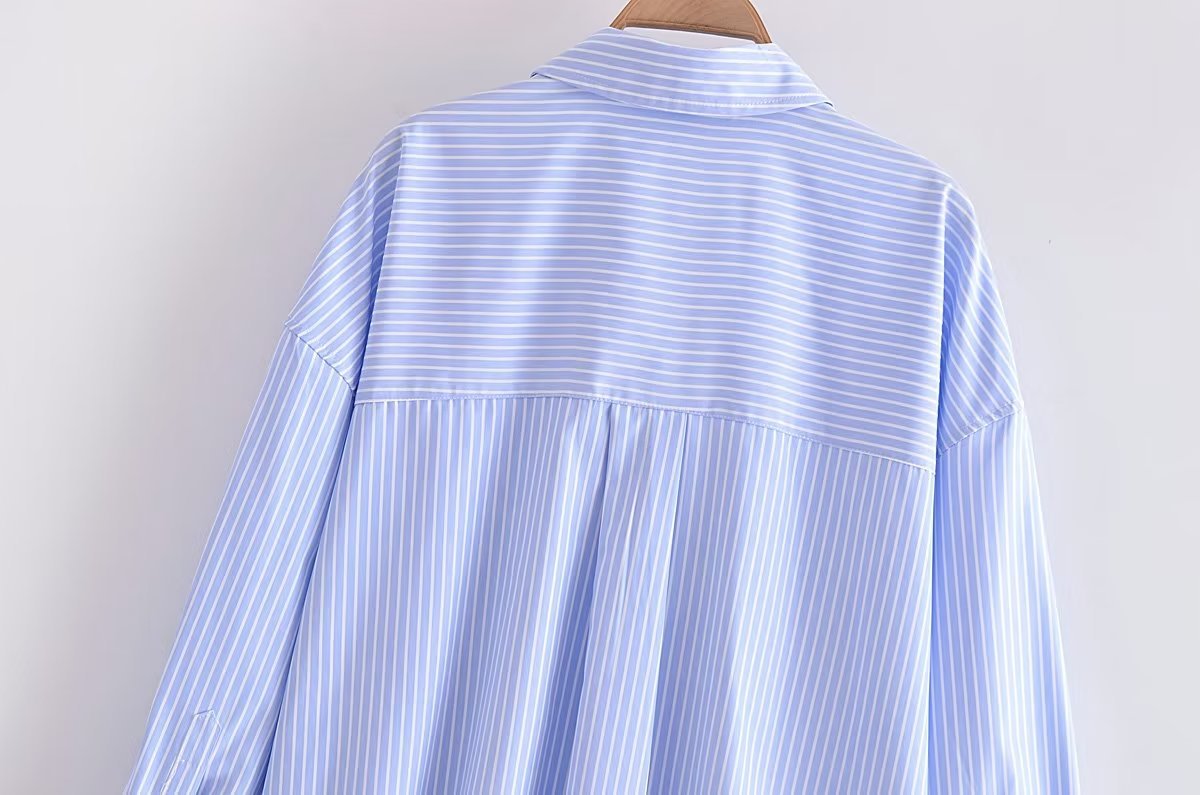 Women's Blouse Long Sleeve Blouses Casual Basic Stripe display picture 8