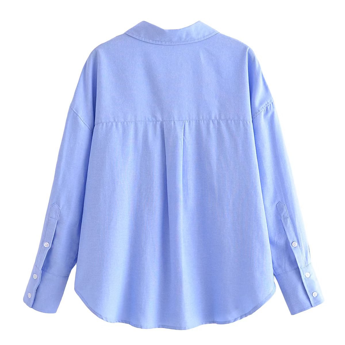 Women's Blouse Long Sleeve Blouses Casual Solid Color display picture 8