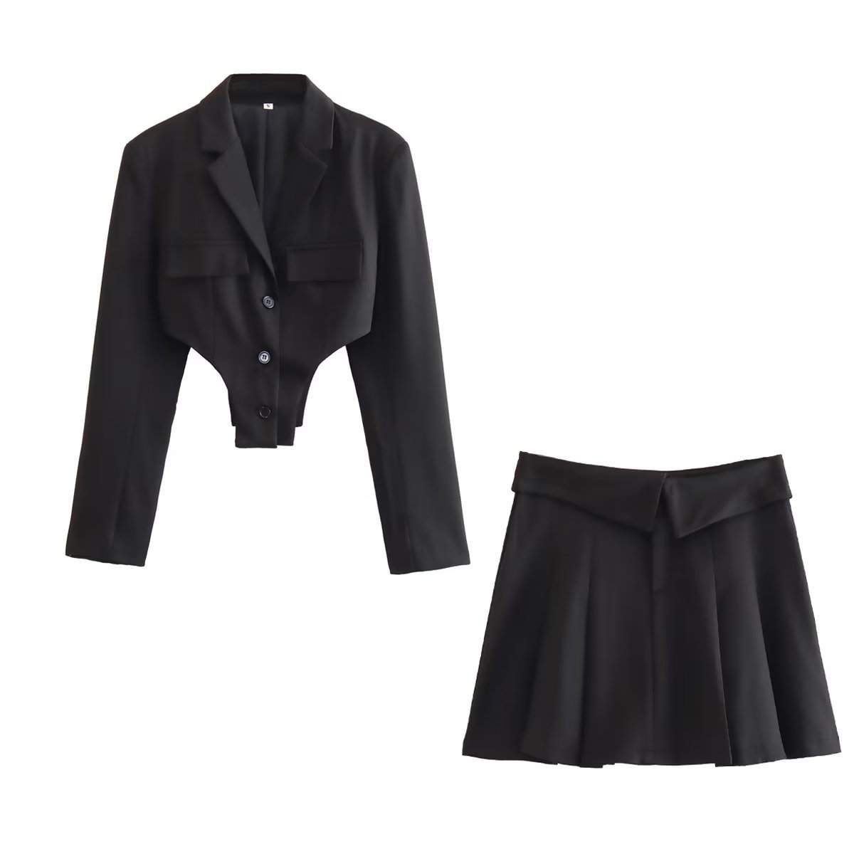 Holiday Street Women's Elegant Streetwear Solid Color Polyester Skirt Sets Skirt Sets display picture 4
