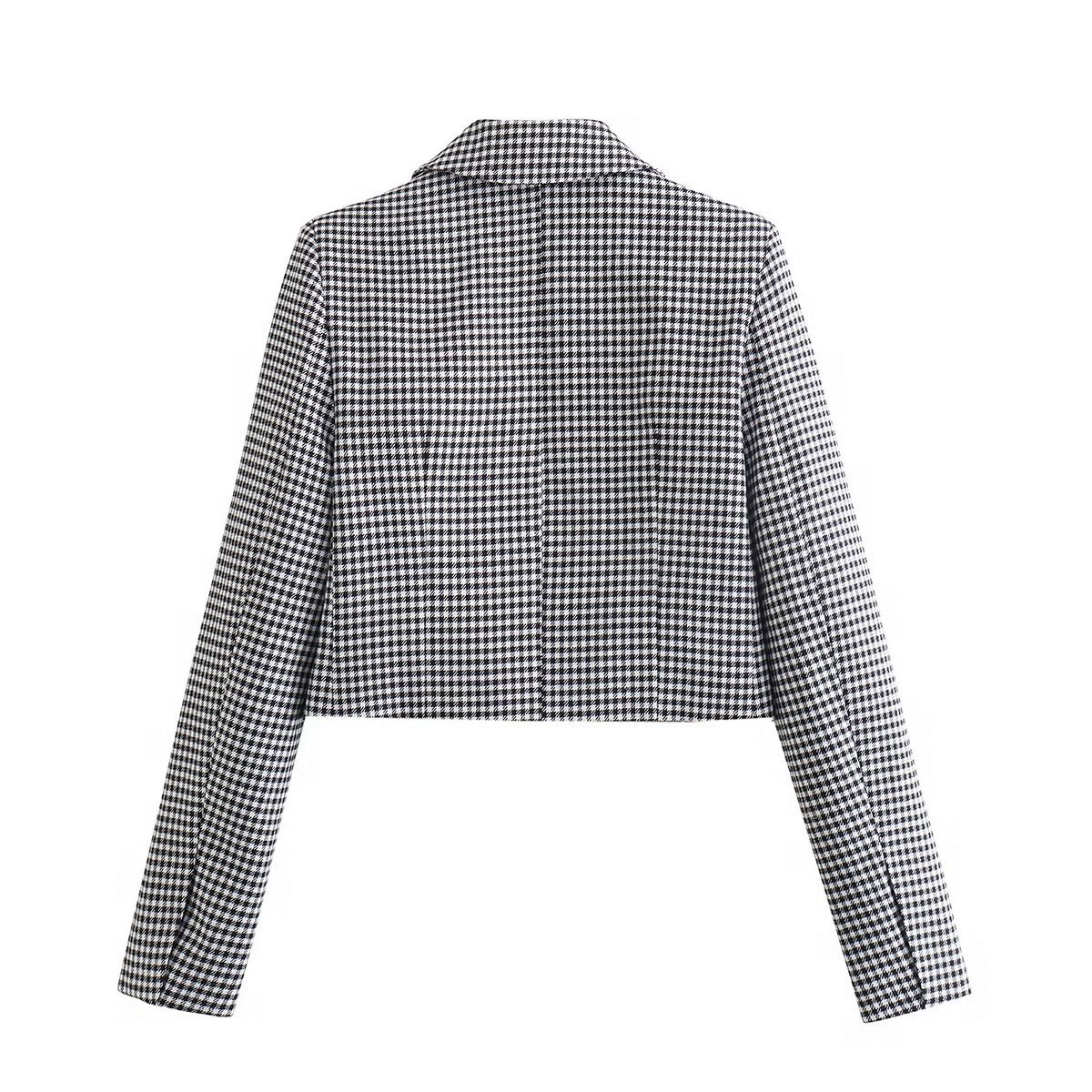 Holiday Daily Women's Streetwear Houndstooth Polyester Pocket Skirt Sets Skirt Sets display picture 5