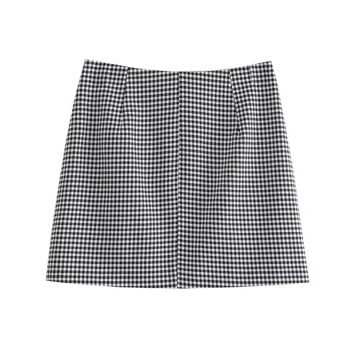 Holiday Daily Women's Streetwear Houndstooth Polyester Pocket Skirt Sets Skirt Sets display picture 7