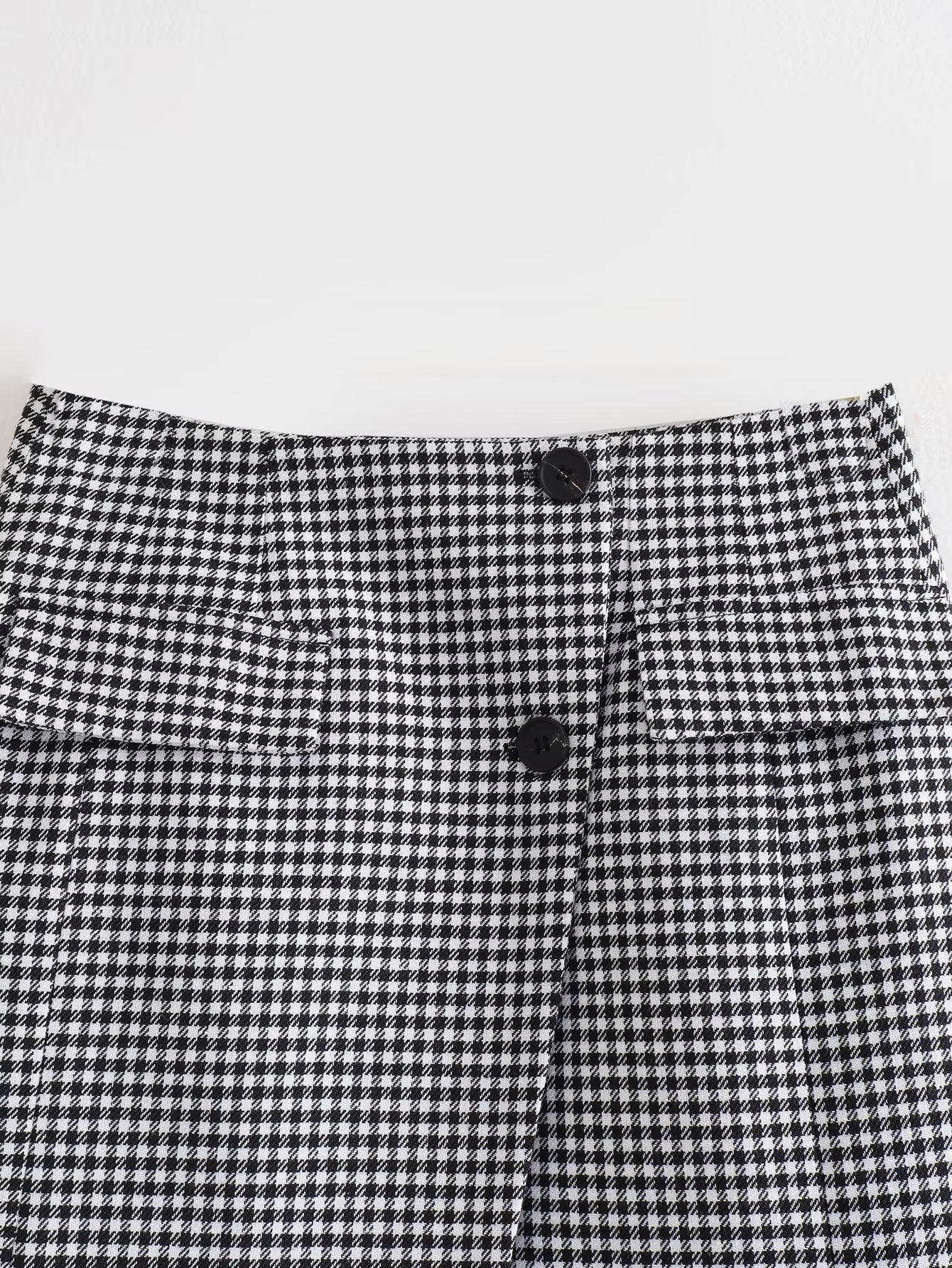 Holiday Daily Women's Streetwear Houndstooth Polyester Pocket Skirt Sets Skirt Sets display picture 8