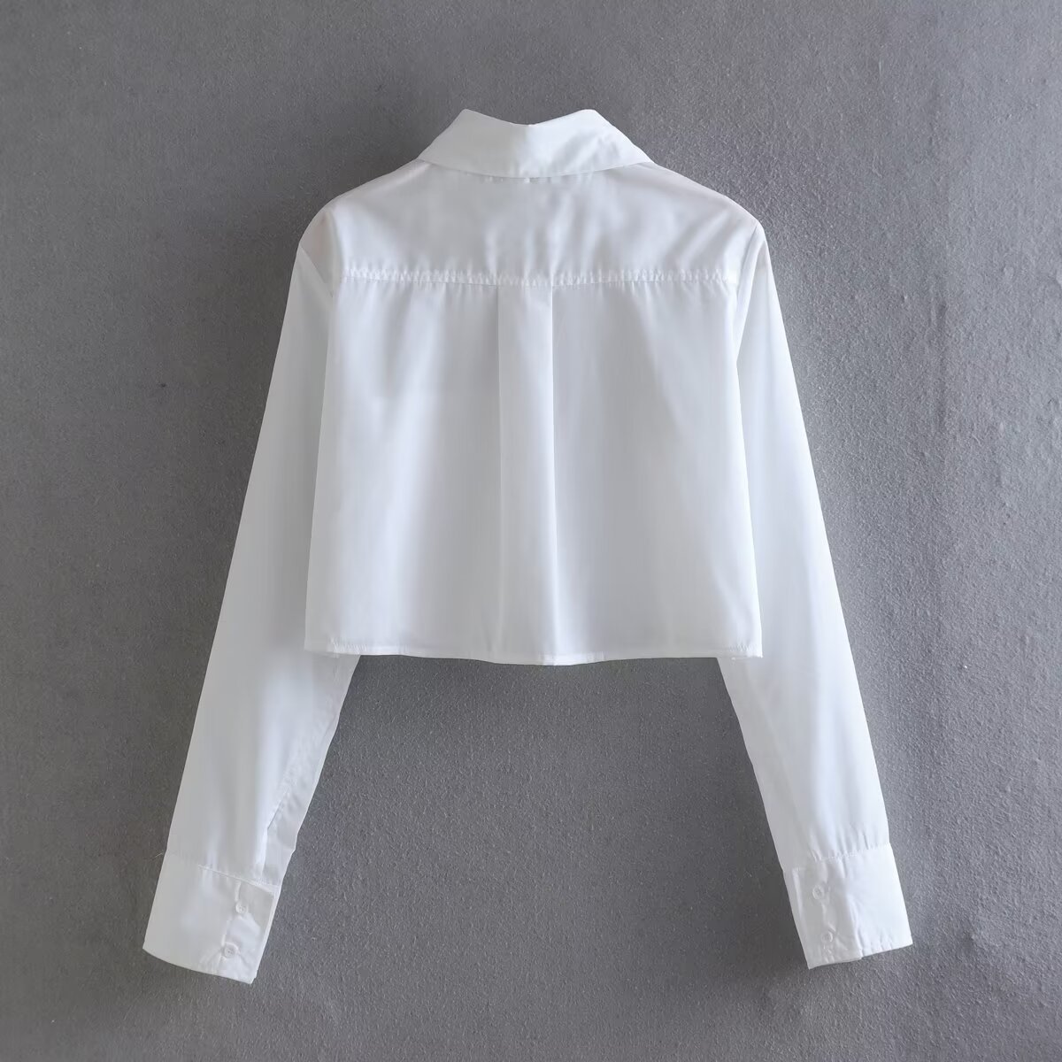 Women's Blouse Long Sleeve Blouses Pocket Vacation Solid Color display picture 7