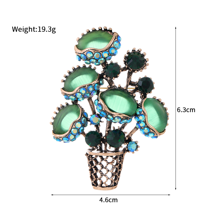 IG Style Simple Style Leaf Plant Flower Alloy Inlay Rhinestones Pearl Unisex Brooches display picture 5