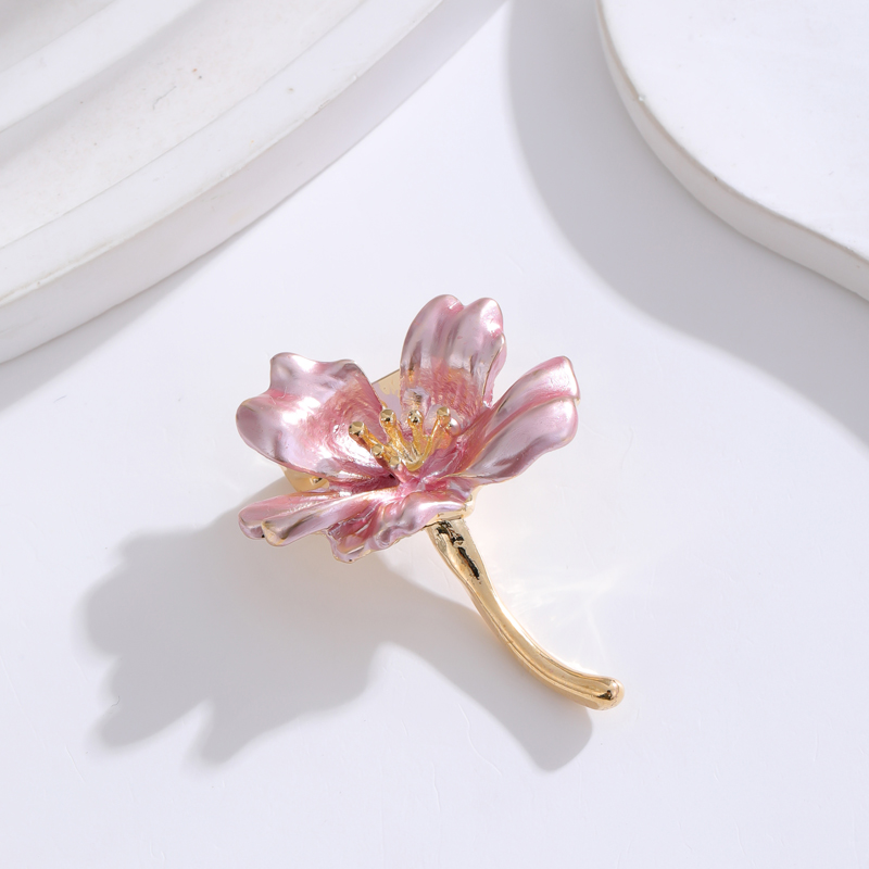 IG Style Simple Style Leaf Plant Flower Alloy Inlay Rhinestones Pearl Unisex Brooches display picture 12