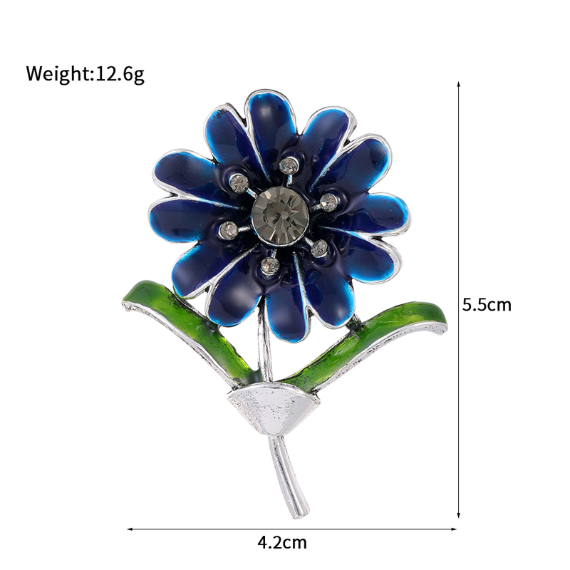 IG Style Simple Style Leaf Plant Flower Alloy Inlay Rhinestones Pearl Unisex Brooches display picture 17