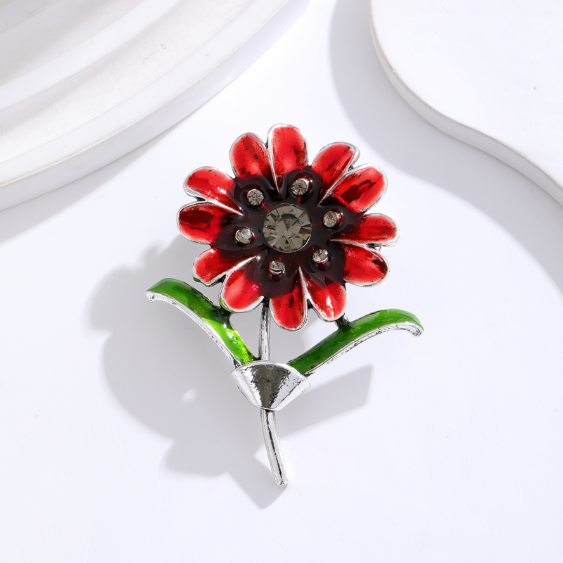 IG Style Simple Style Leaf Plant Flower Alloy Inlay Rhinestones Pearl Unisex Brooches display picture 20