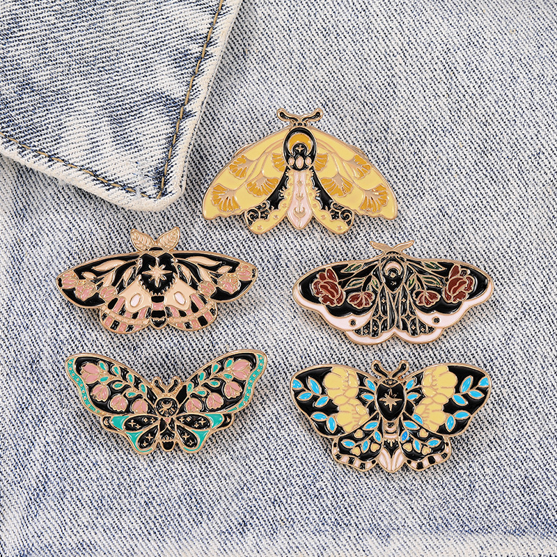 Elegant Simple Style Butterfly Moth Alloy Painted Enamel Plating Unisex Brooches display picture 13