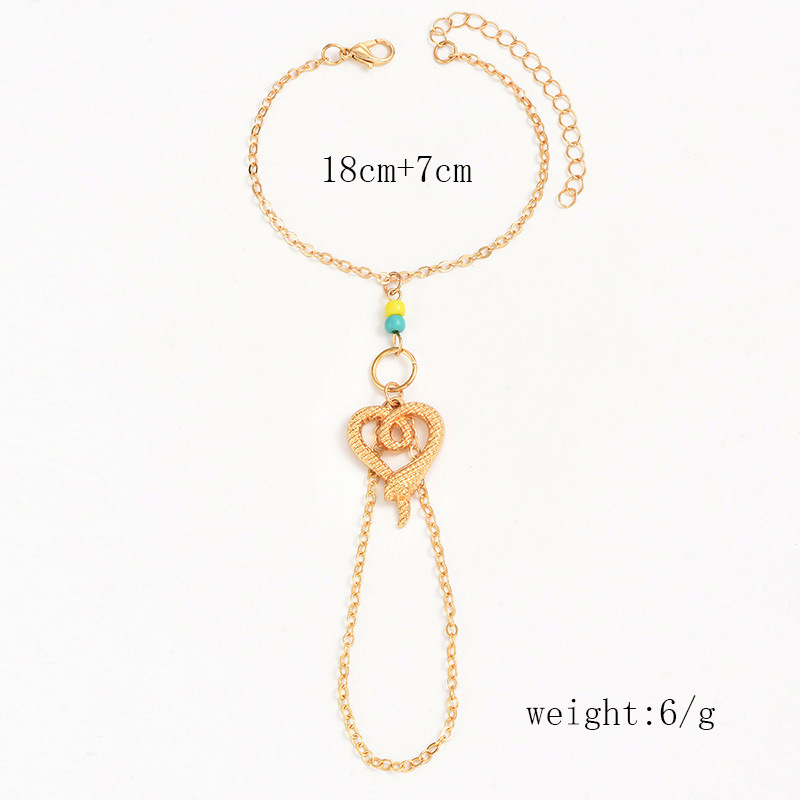 Einfacher Stil Schlange Legierung Perlen Überzug Kette Frau Armbänder display picture 2