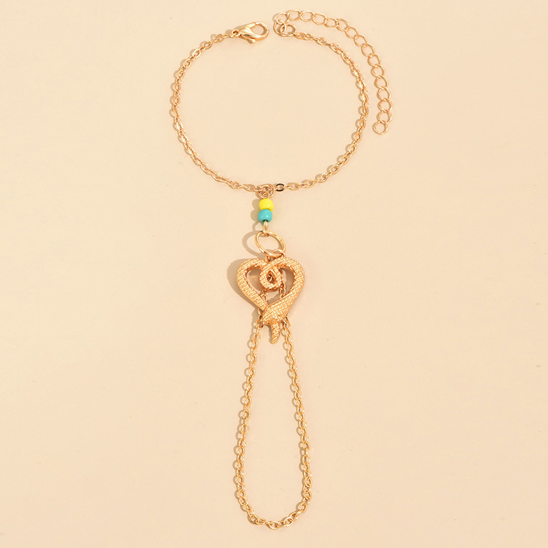 Einfacher Stil Schlange Legierung Perlen Überzug Kette Frau Armbänder display picture 3