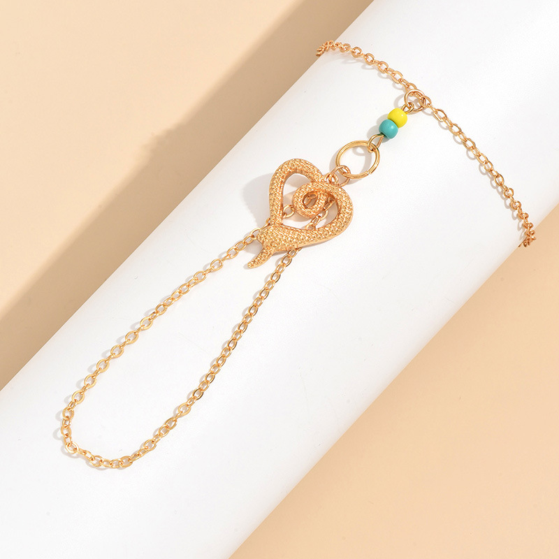 Einfacher Stil Schlange Legierung Perlen Überzug Kette Frau Armbänder display picture 4