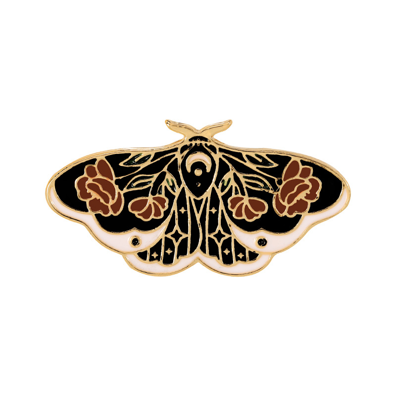 Elegant Simple Style Butterfly Moth Alloy Painted Enamel Plating Unisex Brooches display picture 6