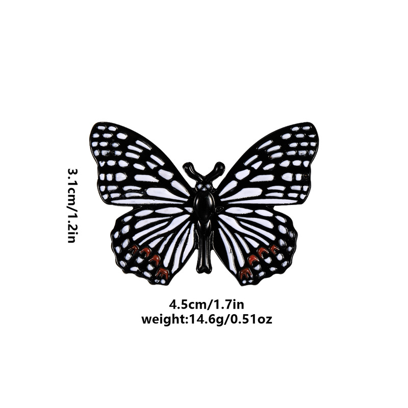 Elegant Simple Style Butterfly Moth Alloy Painted Enamel Plating Unisex Brooches display picture 5
