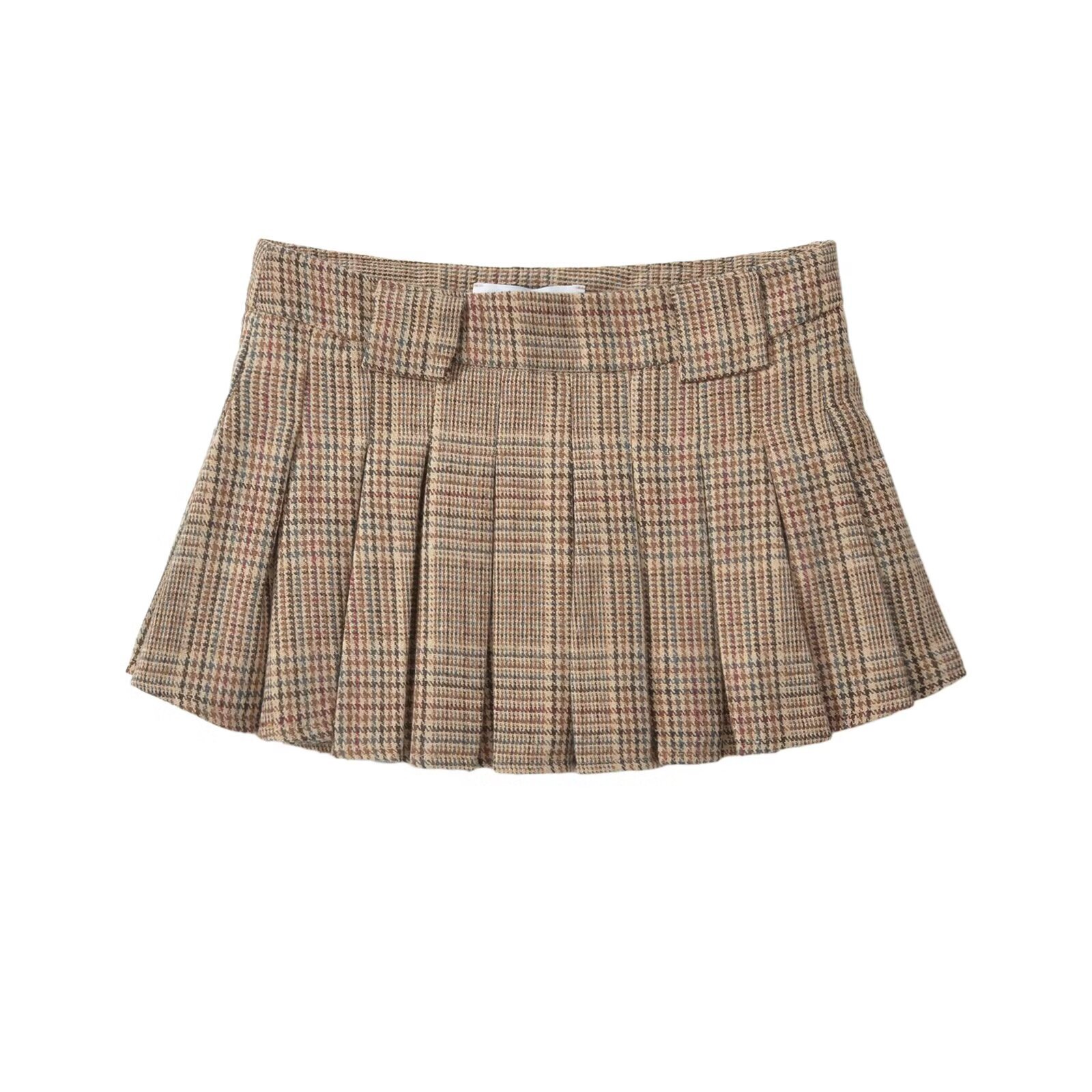 Women's Pleated Skirt Sexy Streetwear Plaid Above Knee Holiday Street display picture 1
