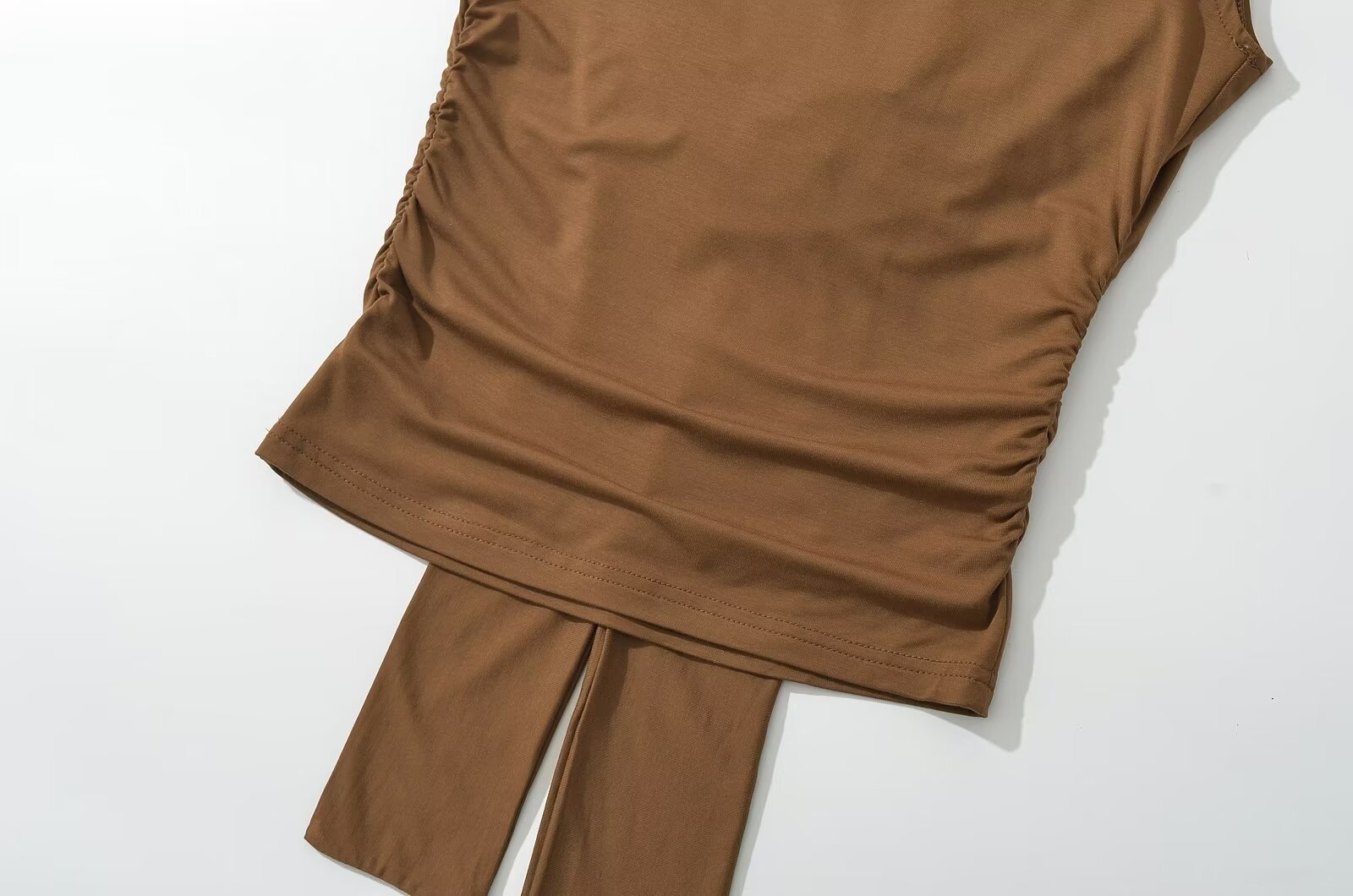 Women's Wrap Crop Top Tank Tops Streetwear Solid Color display picture 8