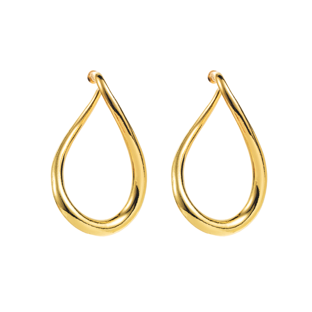 1 Pair Exaggerated Irregular Plating Alloy Gold Plated Silver Plated Ear Studs display picture 5