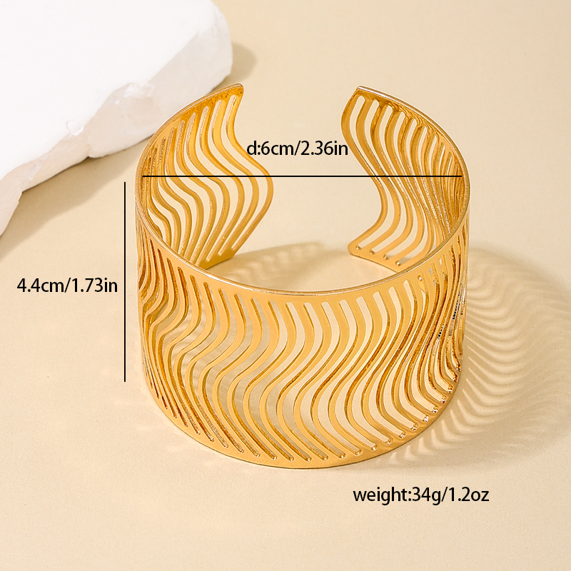 Nordic Style Geometric Solid Color Alloy Wholesale Bangle display picture 5