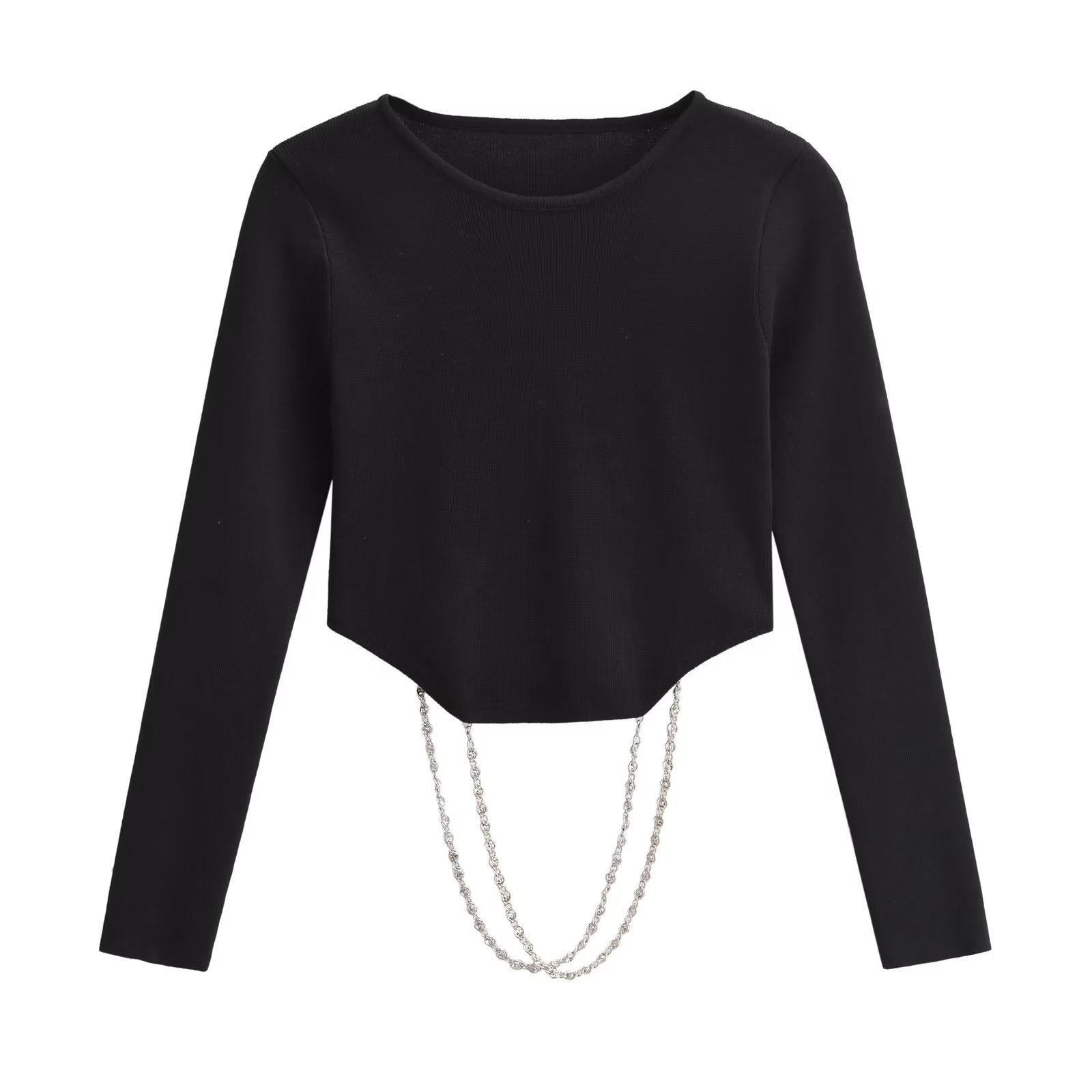 Women's Knitwear Long Sleeve Sweaters & Cardigans Backless Streetwear Solid Color display picture 1