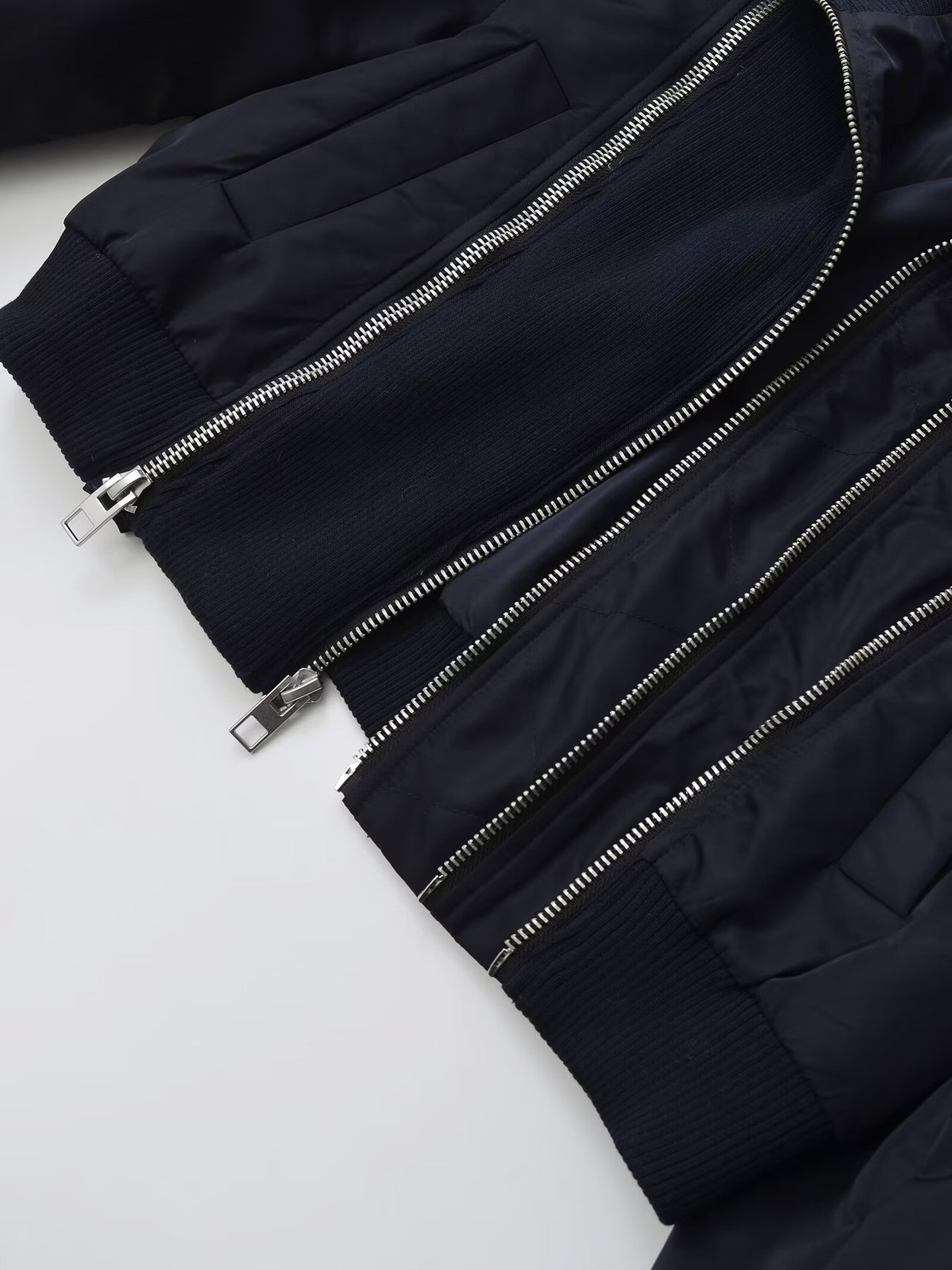 Women's Streetwear Solid Color Zipper Zipper Coat display picture 7