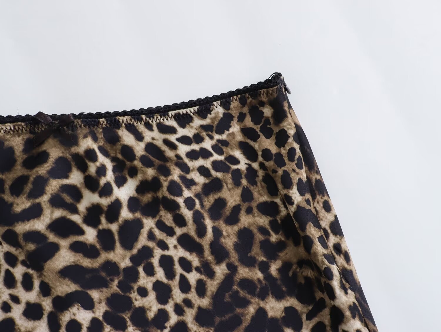 Sommer Frühling Herbst Strassenmode Leopard Elasthan Polyester Midi-Kleid Röcke display picture 3