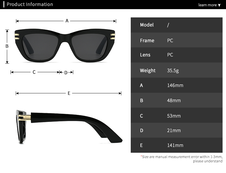 Style Moderne Géométrique Pc Carré Patchwork Plein Cadre Femmes De Lunettes De Soleil display picture 1