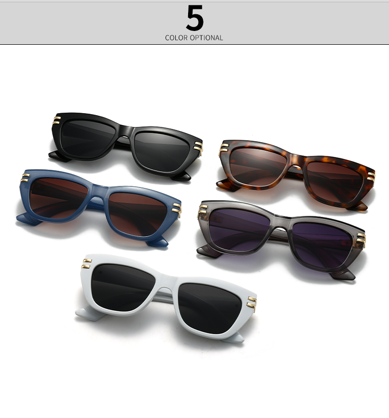 Modern Style Geometric Pc Square Patchwork Full Frame Women's Sunglasses display picture 5