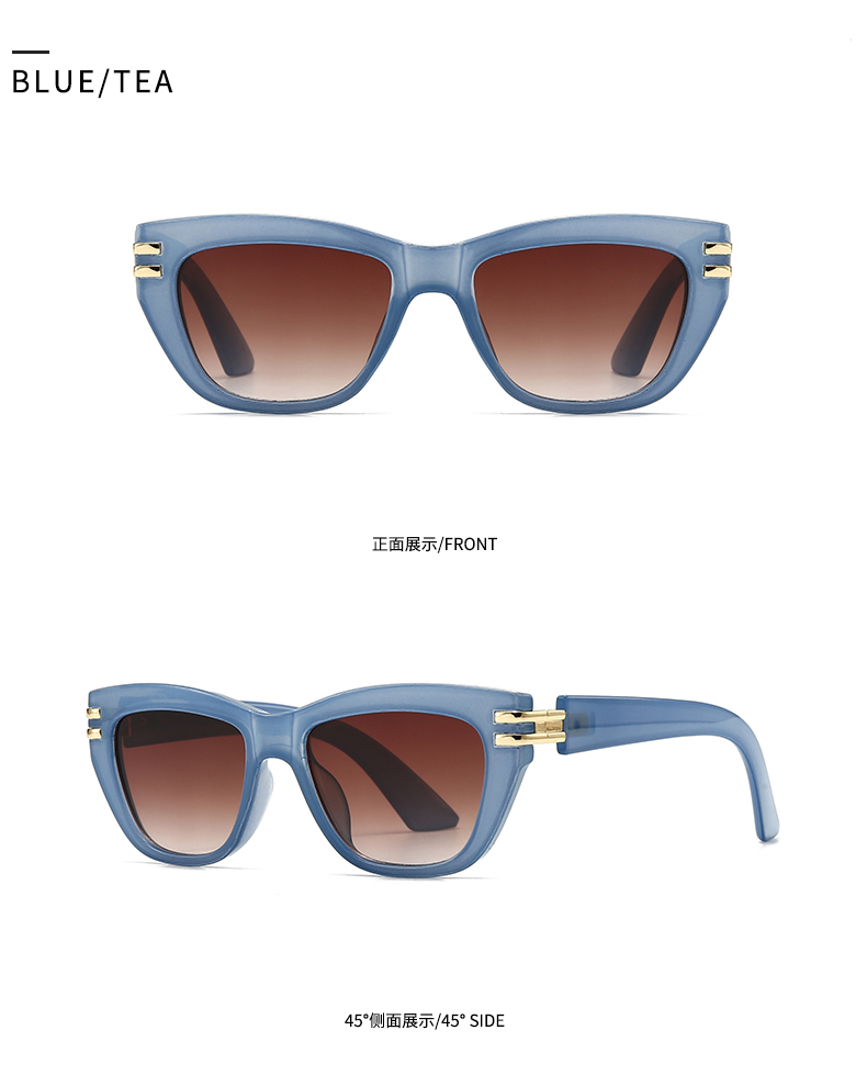 Modern Style Geometric Pc Square Patchwork Full Frame Women's Sunglasses display picture 7