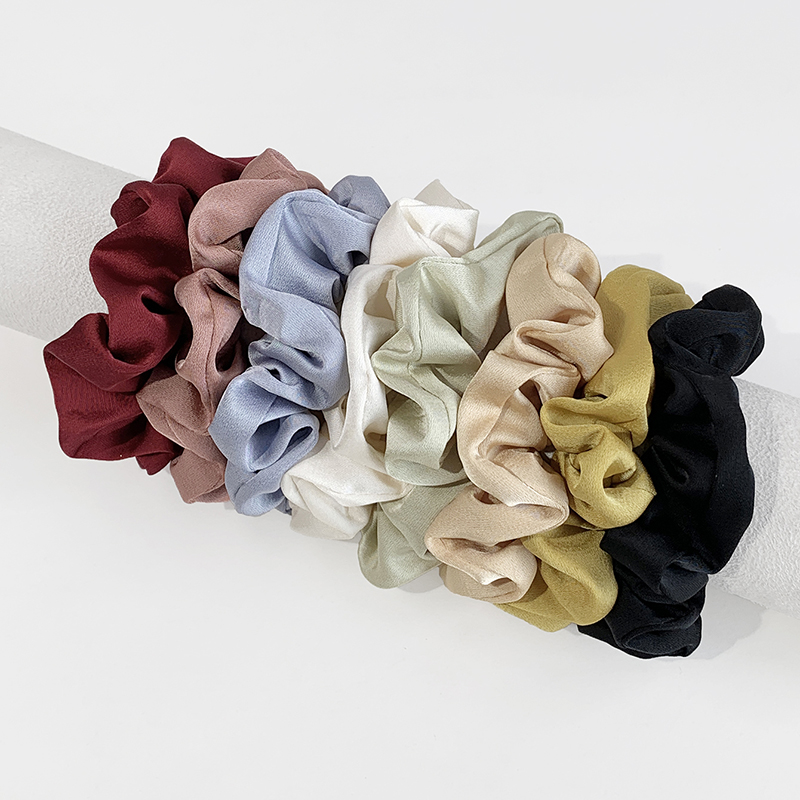 Women's Cute Sweet Solid Color Cloth Hair Tie display picture 16
