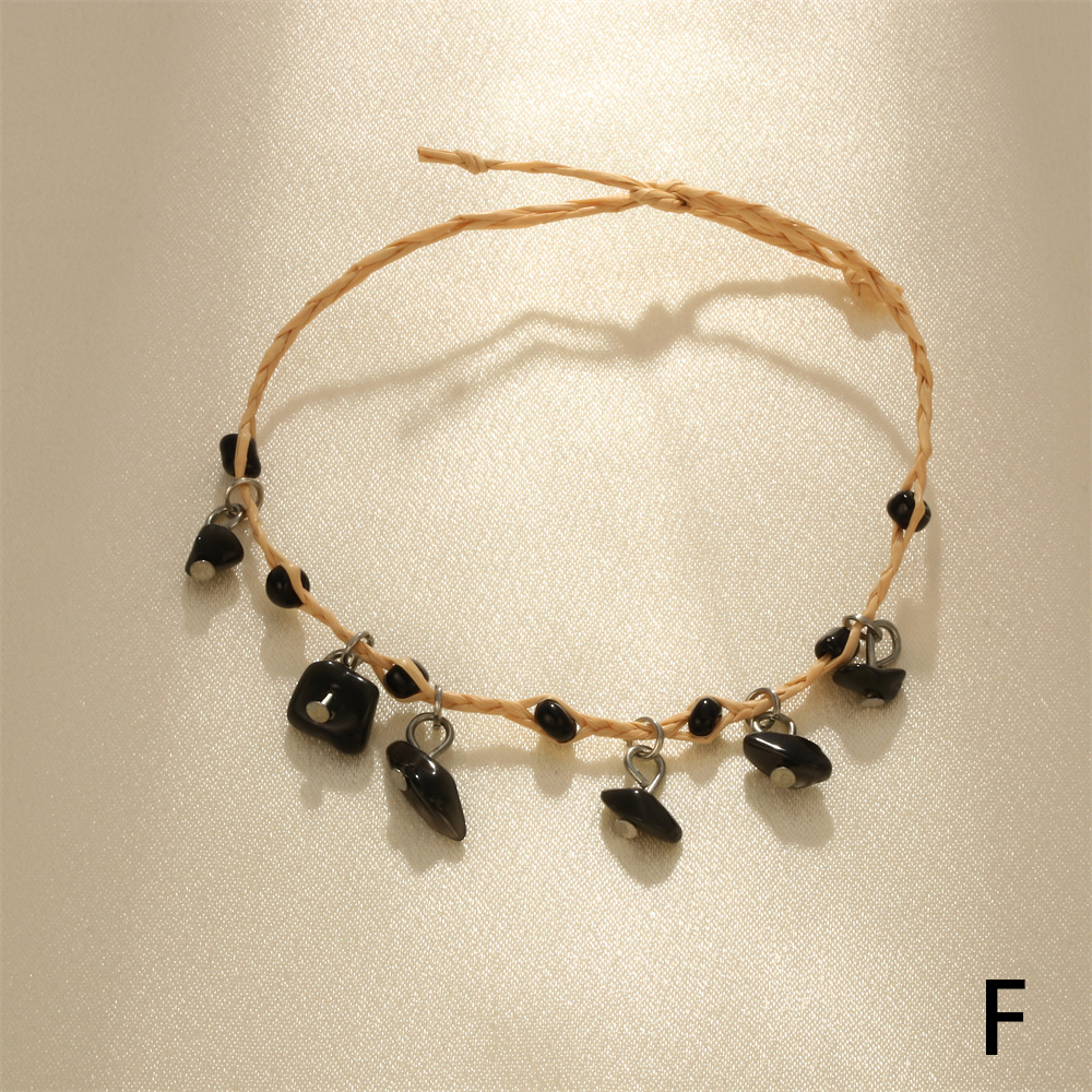 Vacances Bohémien Géométrique Gravier Tresser Femmes Bracelet De Cheville display picture 9