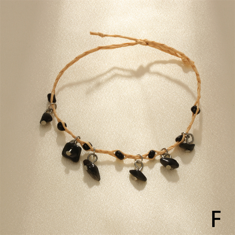 Vacation Bohemian Geometric Gravel Braid Women's Anklet display picture 9