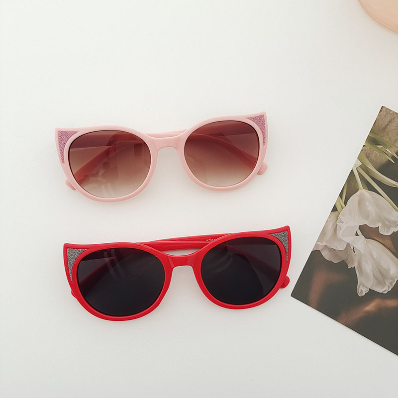 Casual Simple Style Geometric Pc Resin Oval Frame Full Frame Kids Sunglasses display picture 3