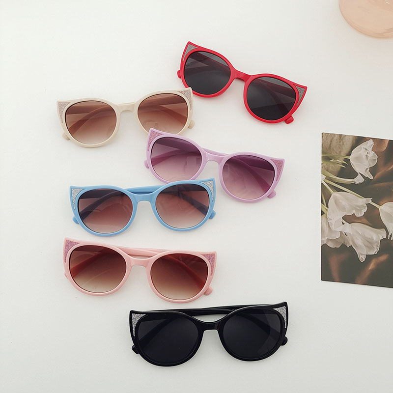 Casual Simple Style Geometric Pc Resin Oval Frame Full Frame Kids Sunglasses display picture 5