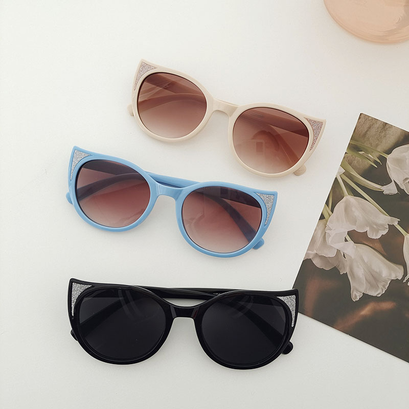 Casual Simple Style Geometric Pc Resin Oval Frame Full Frame Kids Sunglasses display picture 6