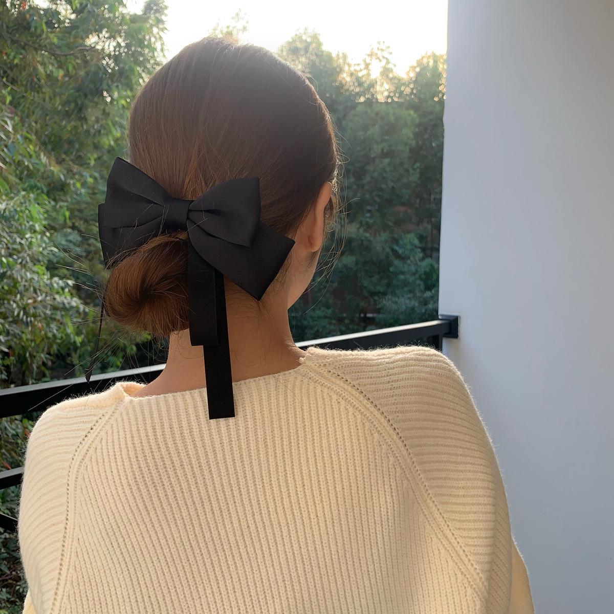 Women's Simple Style Classic Style Bow Knot Cloth Hair Clip display picture 7