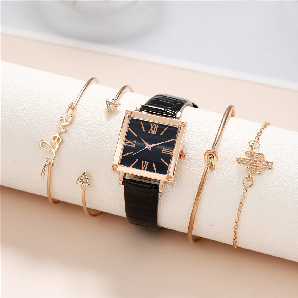 Simple Style Solid Color Buckle Quartz Women's Watches display picture 2